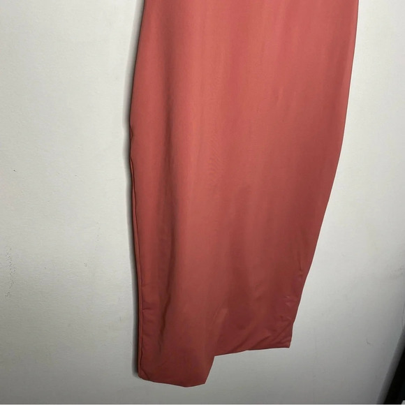 Vitality Balance Athletica Sunstone Pink Ivy Sleeveless Bodycon Midi Dress Small - Picture 6 of 10